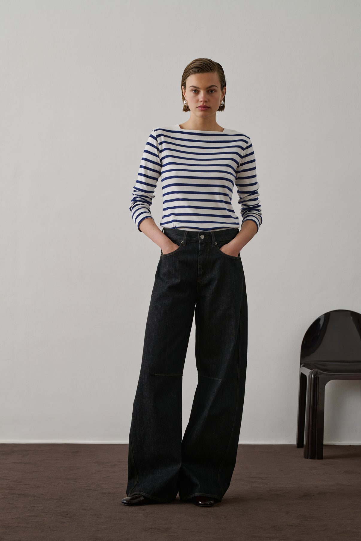 Tee-Shirt Katy - Blanc/Bleu - Coton - Femme vue 4