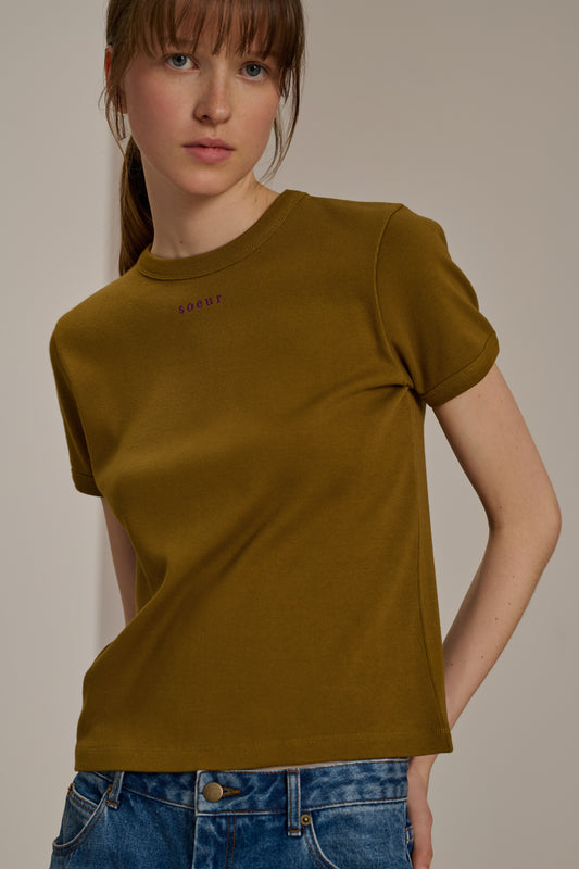 Tee-Shirt Aristide - Bronze - Coton - Femme