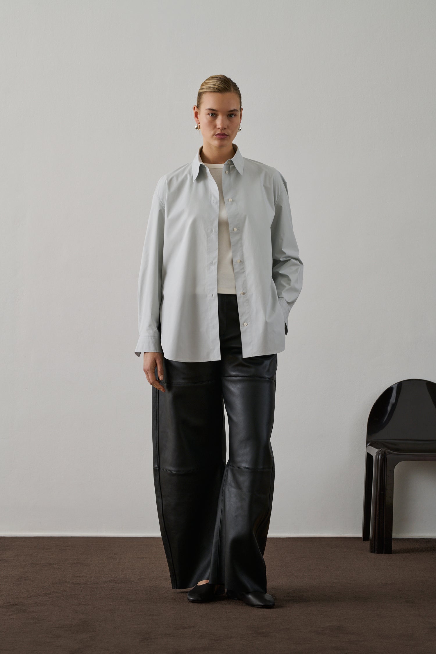 Chemise Grenade - Bleu Ciel - Coton - Femme