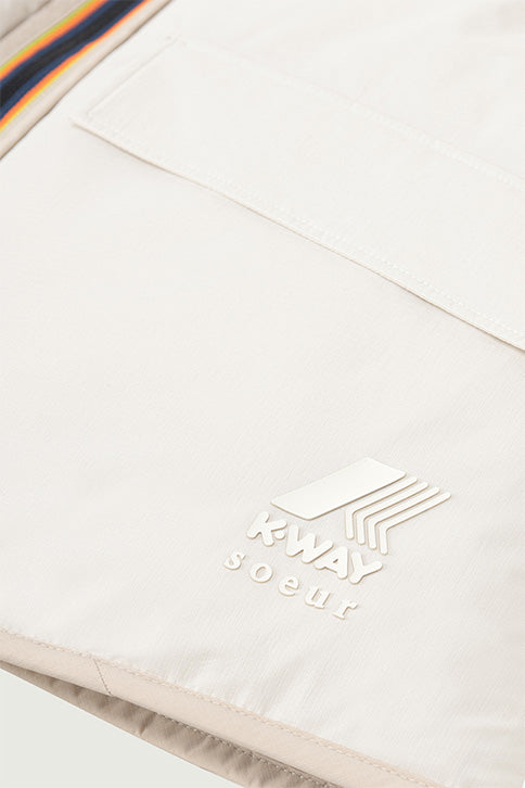 Blouson Wes - Mastic/Ecru - Femme vue 10