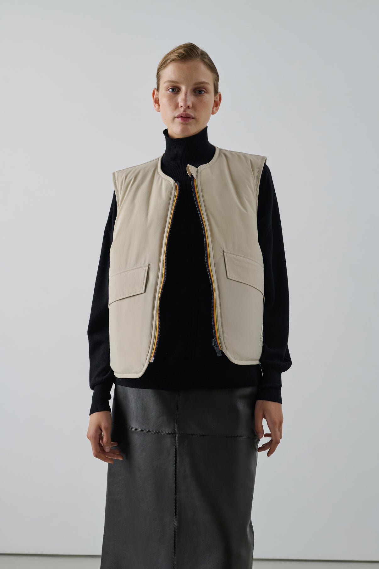 Blouson Wes - Mastic/Ecru - Femme vue 1