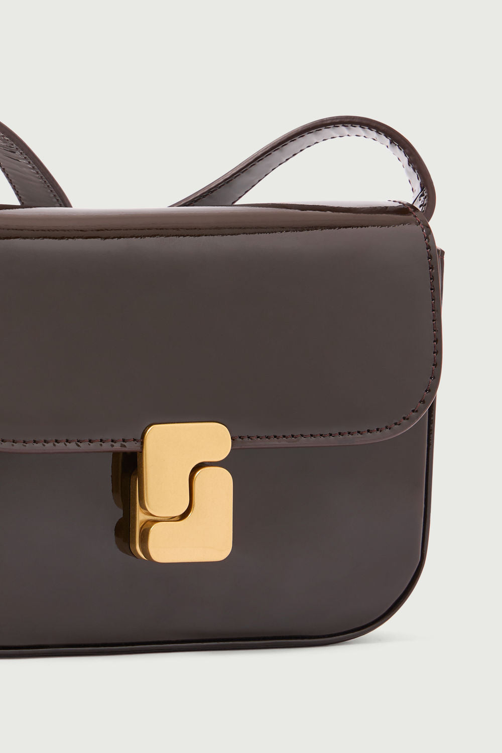 Sac Bell - Marron Foncé - Cuir - Femme