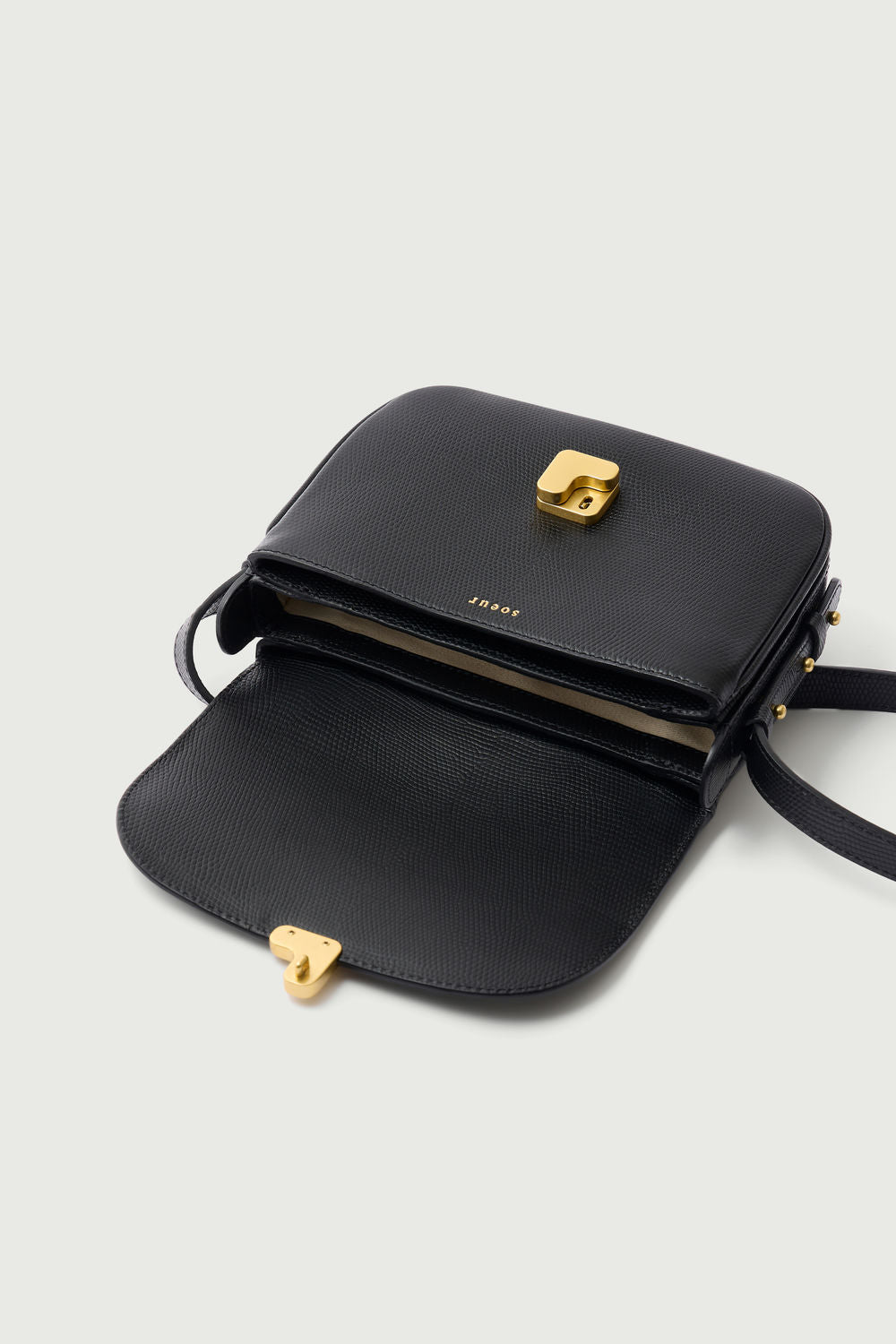 Sac Bellissima Mini - Noir - Cuir - Femme vue 5
